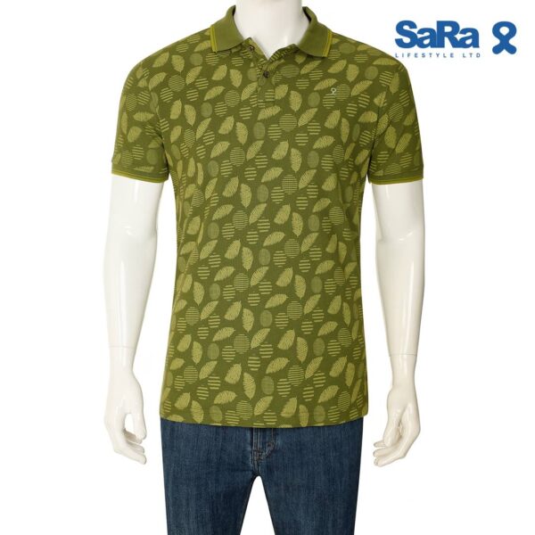 Stylish Men's Half Sleeve Polo T-shirt By Sara Lifestyle